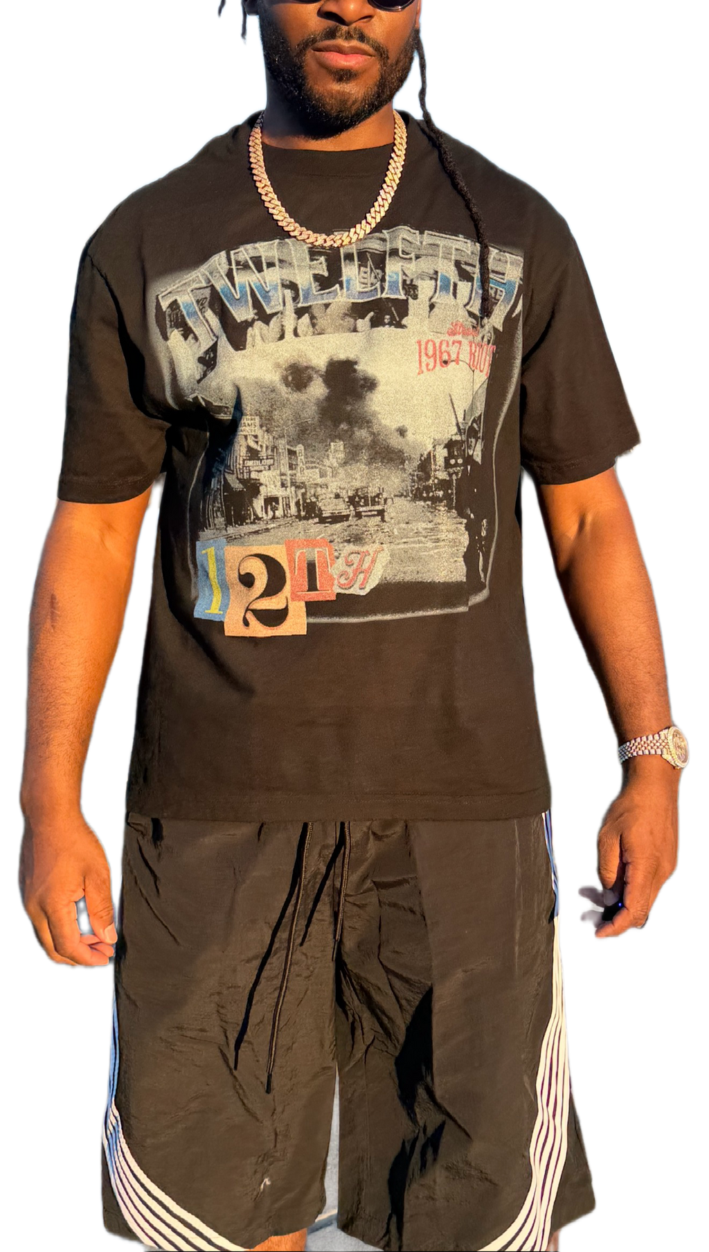 BLACK 1967 RIOT TEE