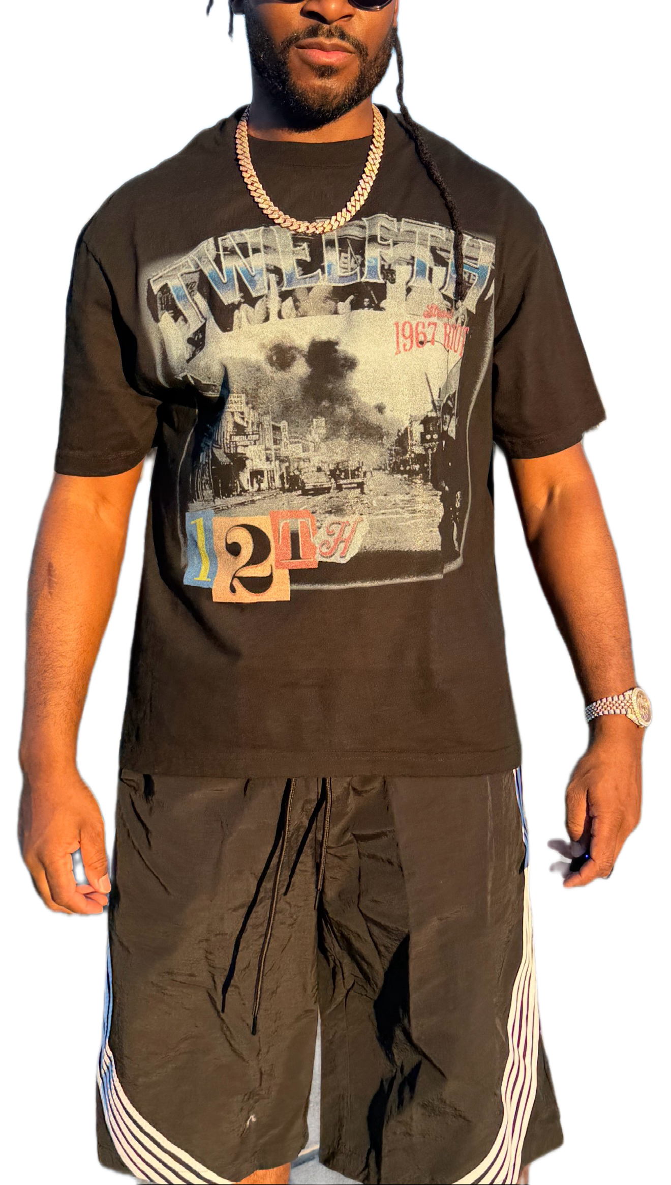 BLACK 1967 RIOT TEE
