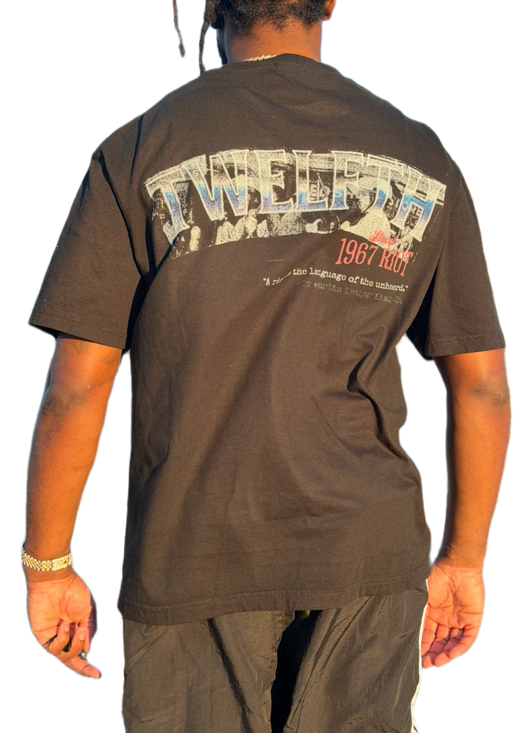 BLACK 1967 RIOT TEE