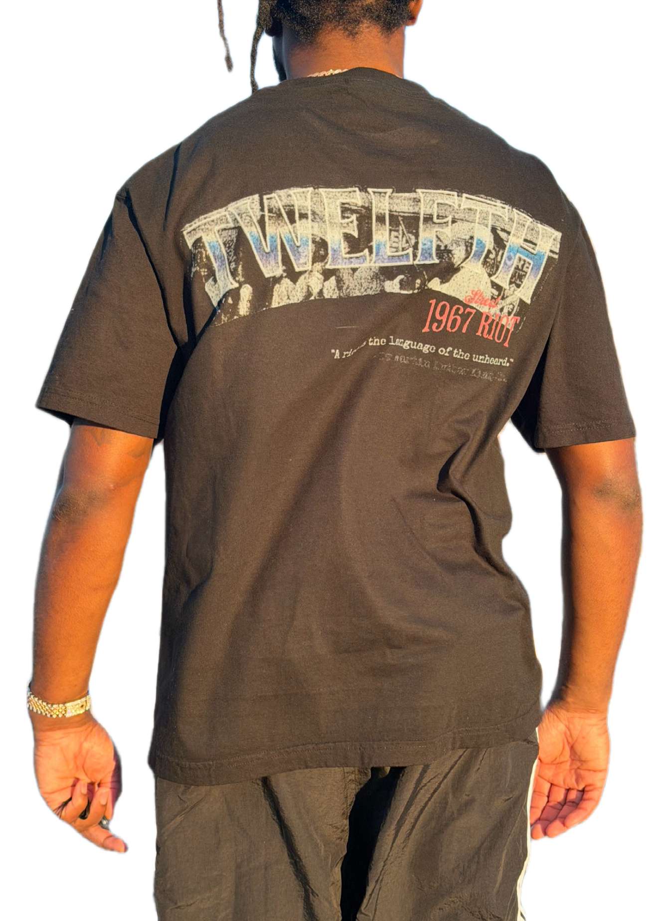 BLACK 1967 RIOT TEE