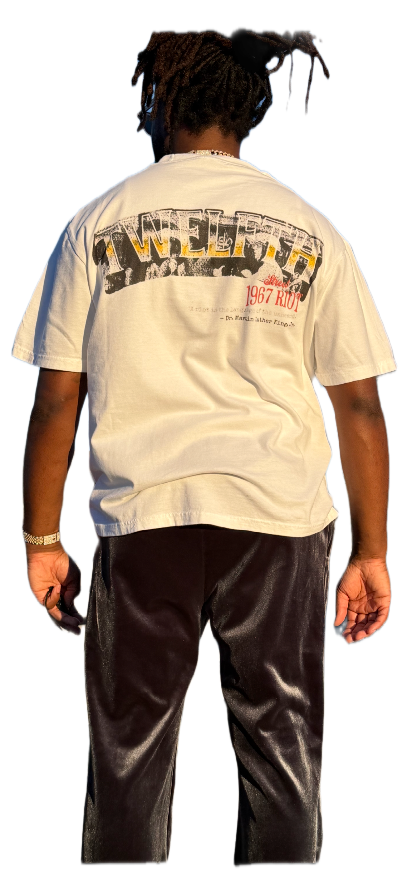 WHITE 1967 RIOT TEE