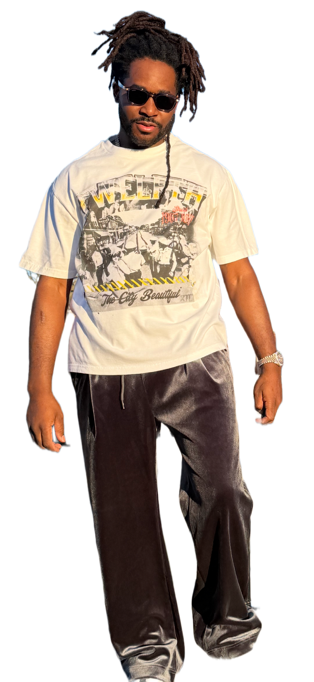 WHITE 1967 RIOT TEE