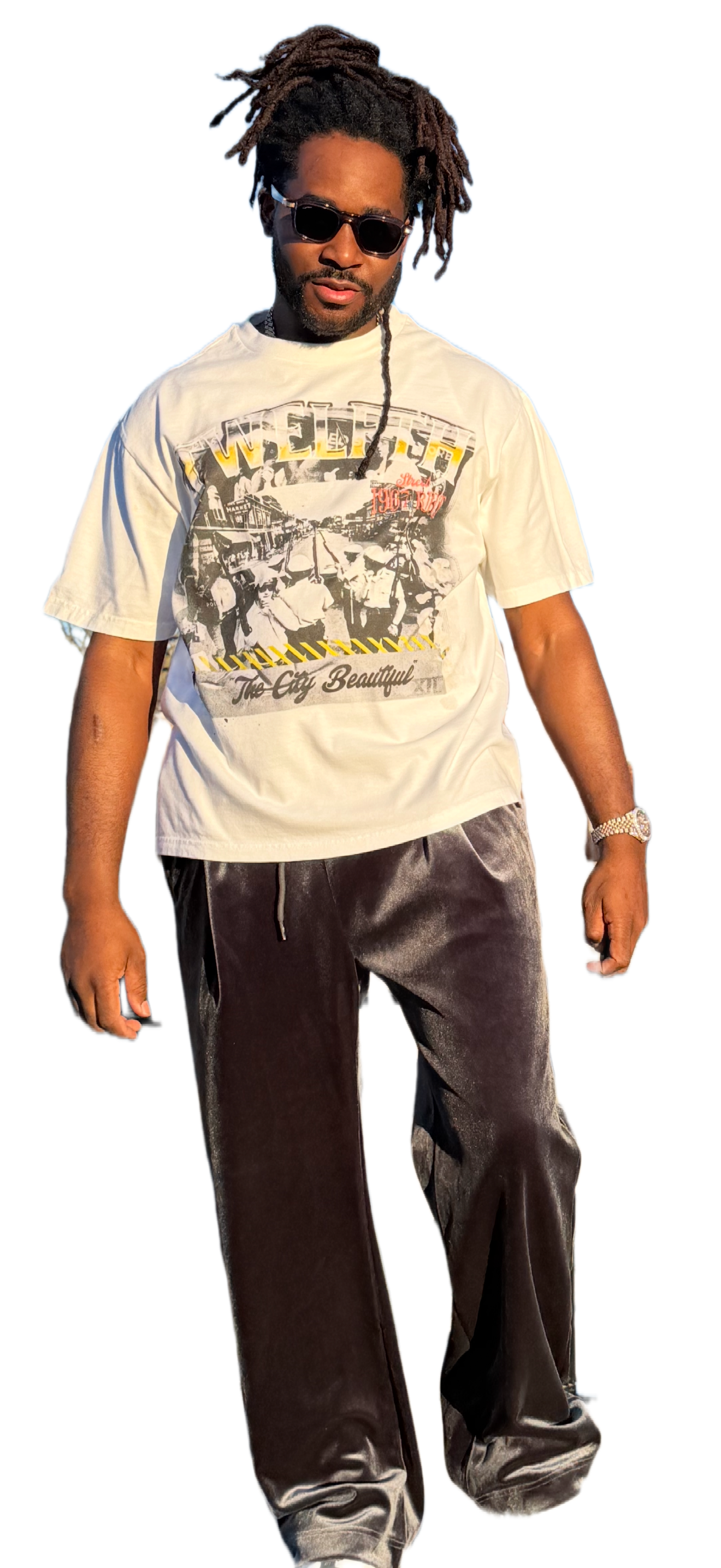 WHITE 1967 RIOT TEE