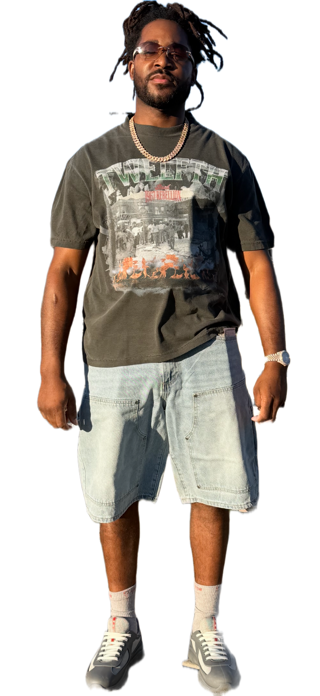 GRAY 1967 RIOT TEE