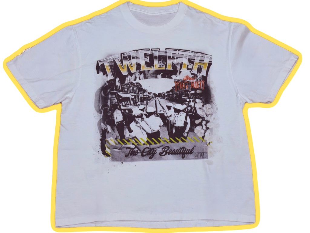 WHITE 1967 RIOT TEE