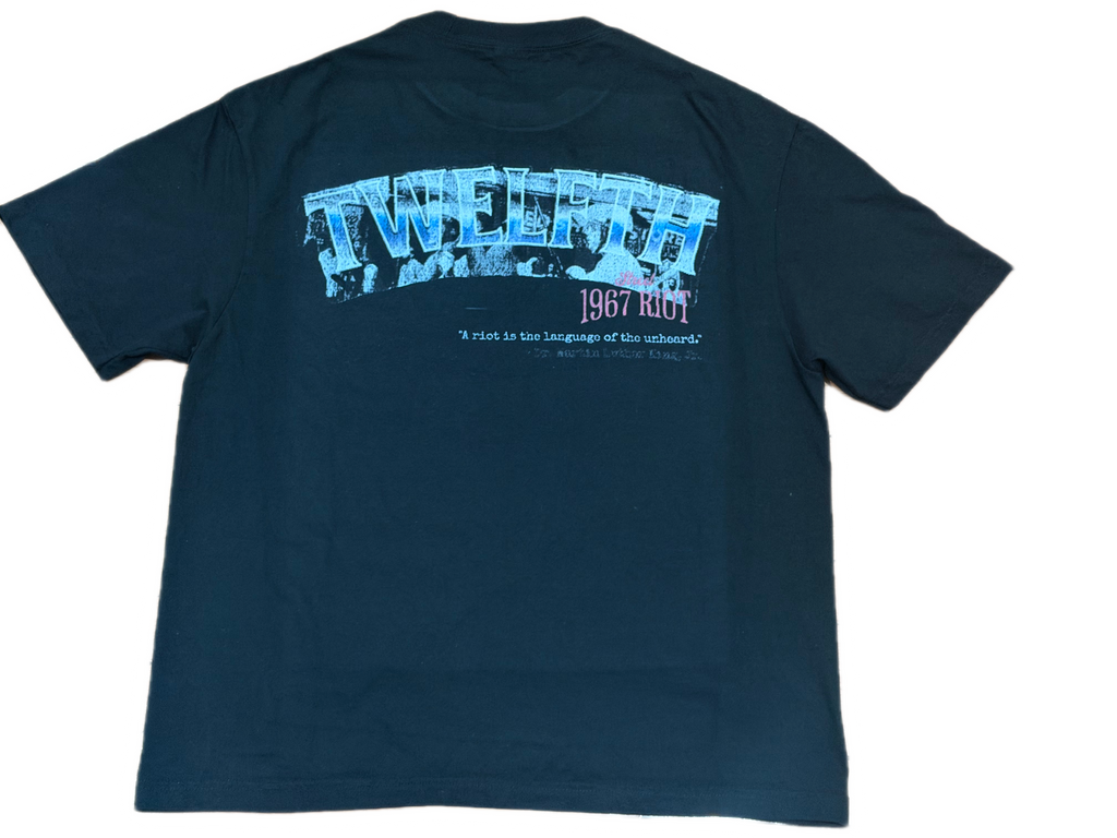 BLACK 1967 RIOT TEE