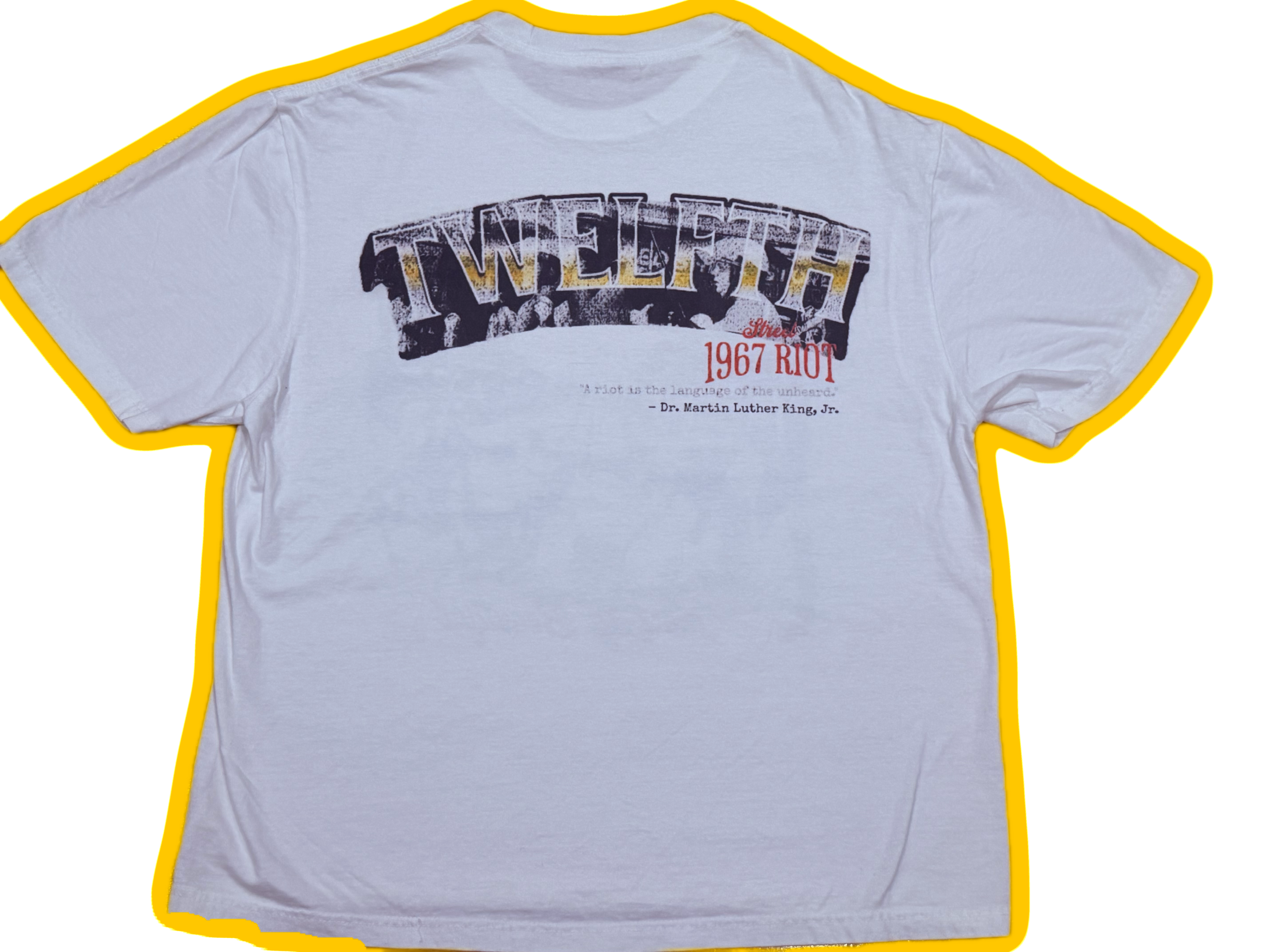 WHITE 1967 RIOT TEE