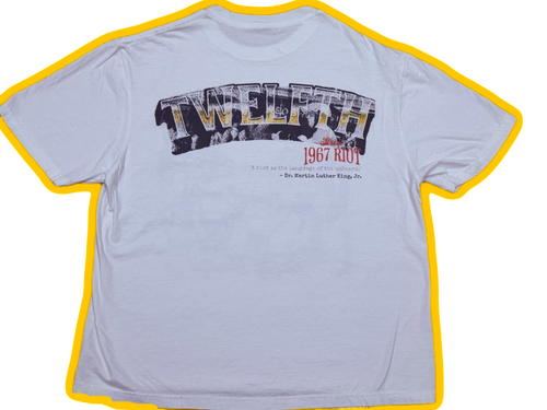 WHITE 1967 RIOT TEE