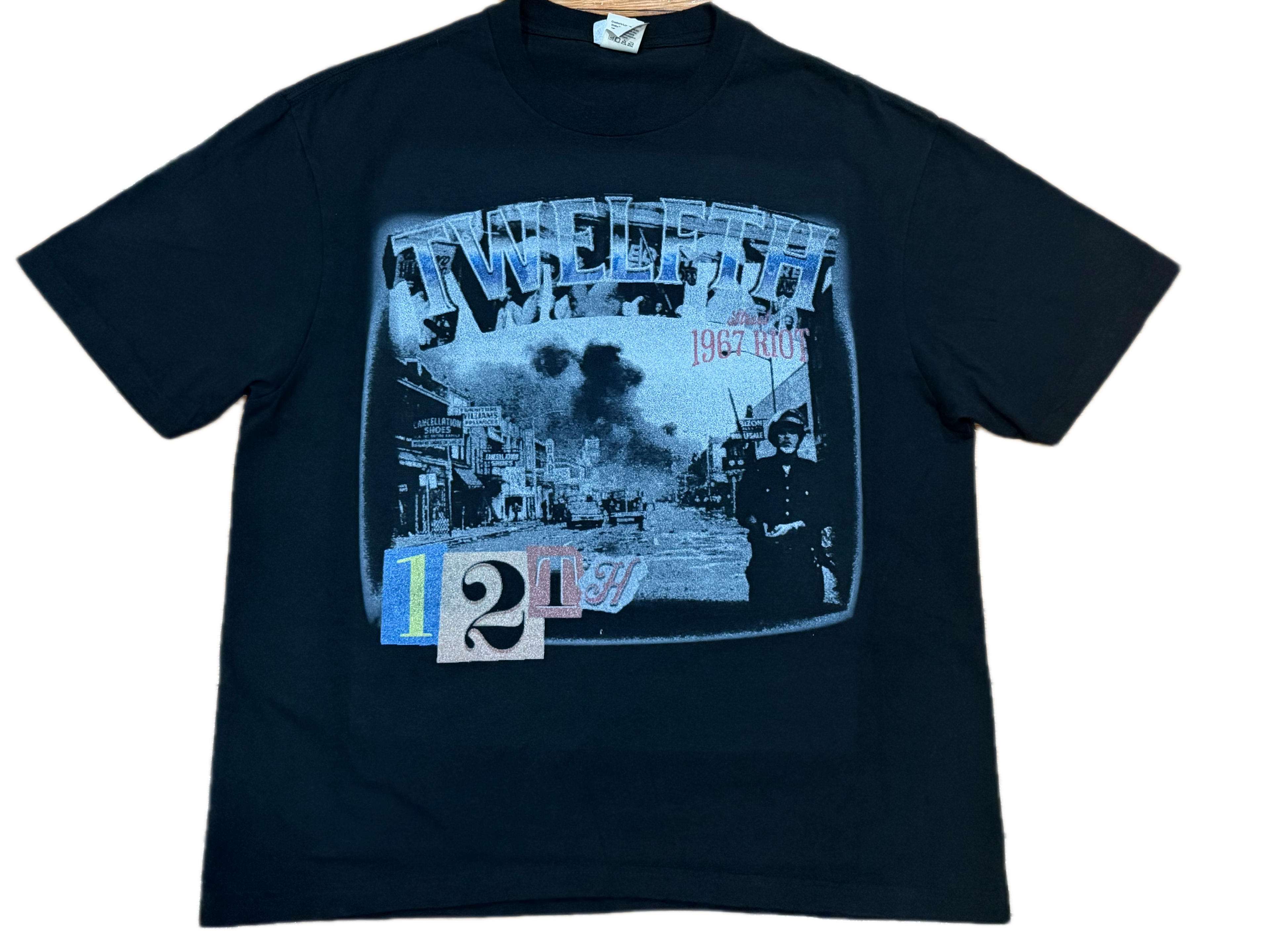 BLACK 1967 RIOT TEE